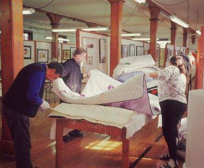 Restore Art. Storing museum textiles, quilts